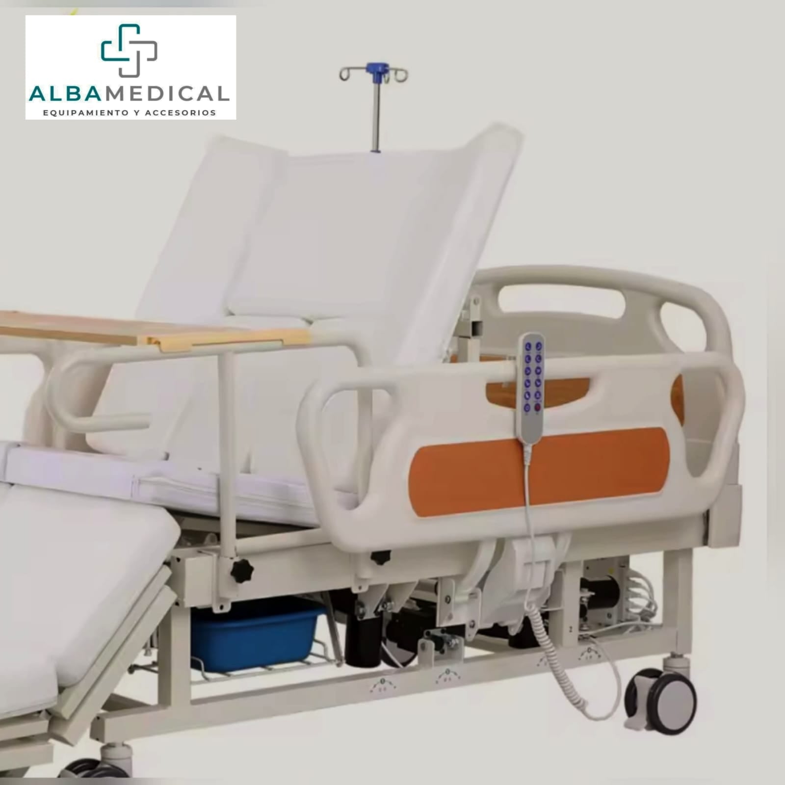 Catre Clínico Electrónico Multifuncional Alba Medical