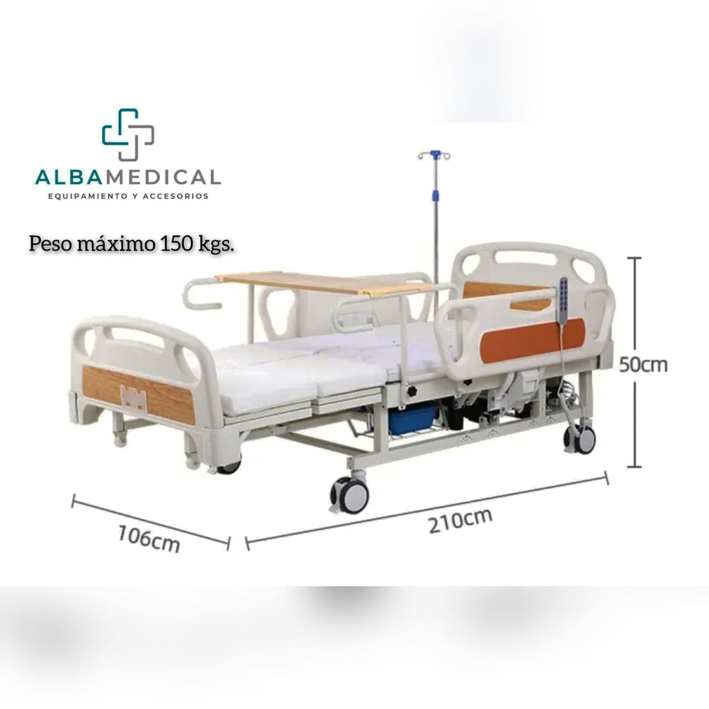 Catre Clínico Electrónico Multifuncional Alba Medical