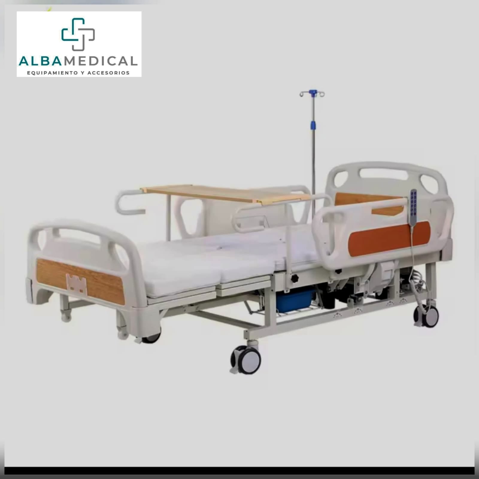 Catre Clínico Electrónico Multifuncional Alba Medical