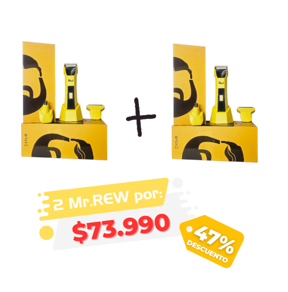 Pack 2x Rasuradora Mr.REW® Aprovecha este 47% Descuento
