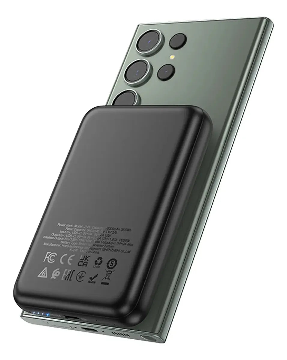 Powerbank Hoco J141 10000mah Carga Rápida Pd20w Magsafe High Speed (30% Descuento)